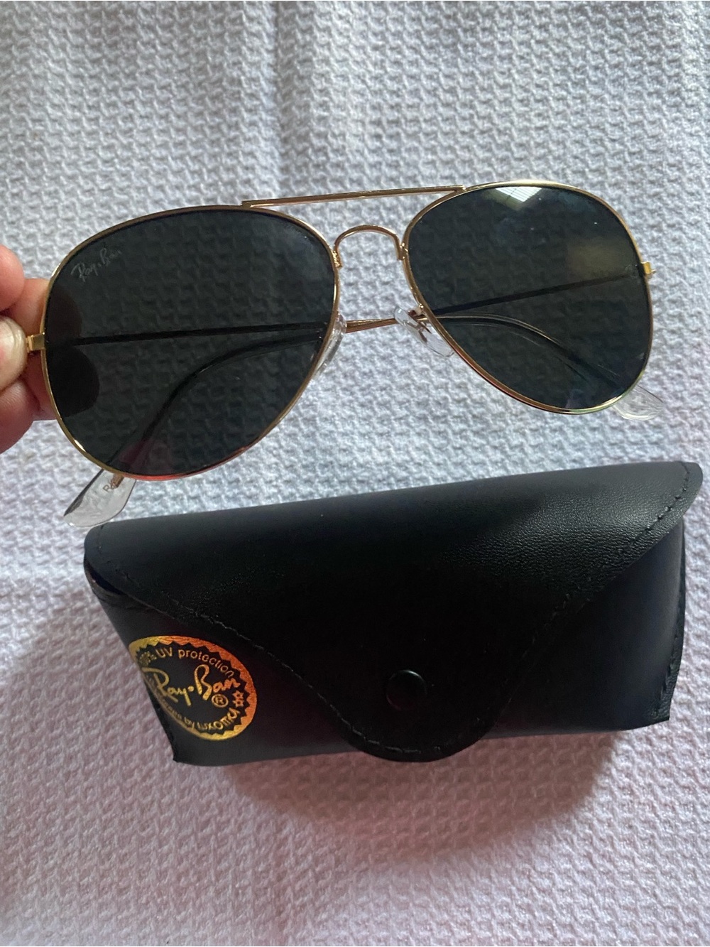 Ray-Ban Cockpit Men's Aviator Sunglasses - RB3025 58 14-140